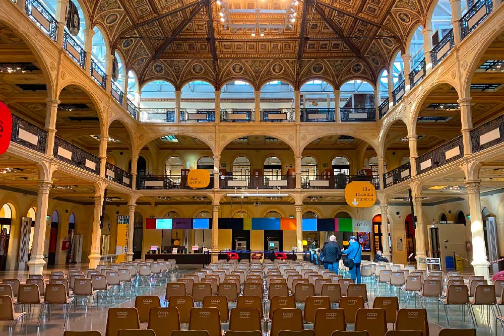 biblioteca sala Borsa