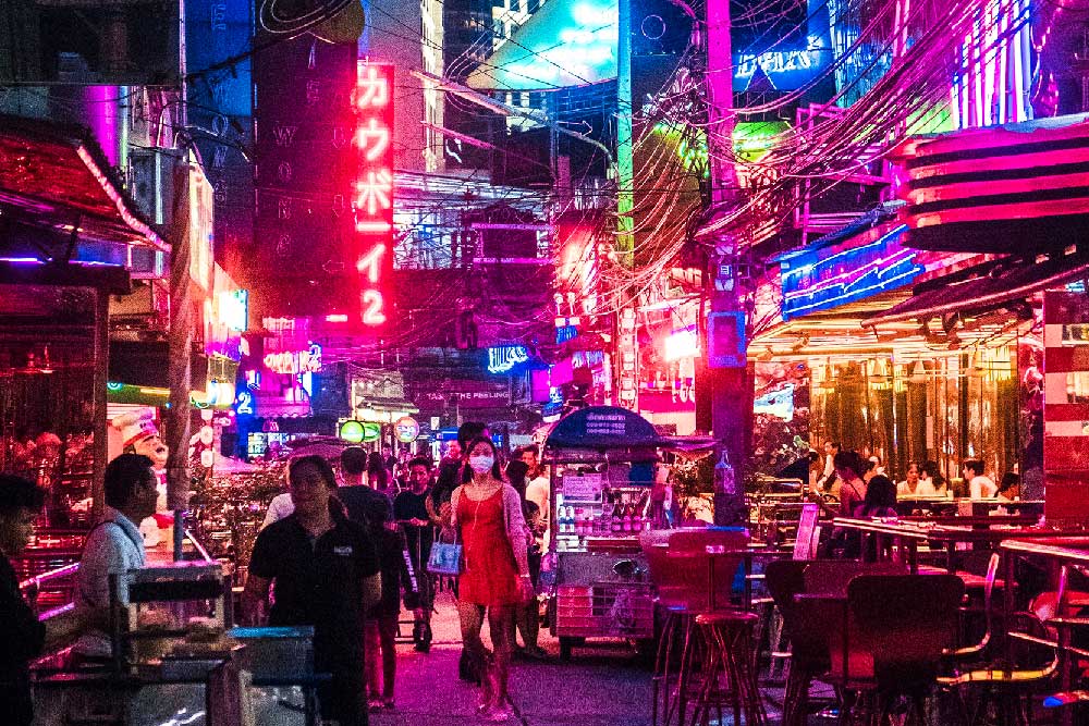 vita notturna di Bangkok