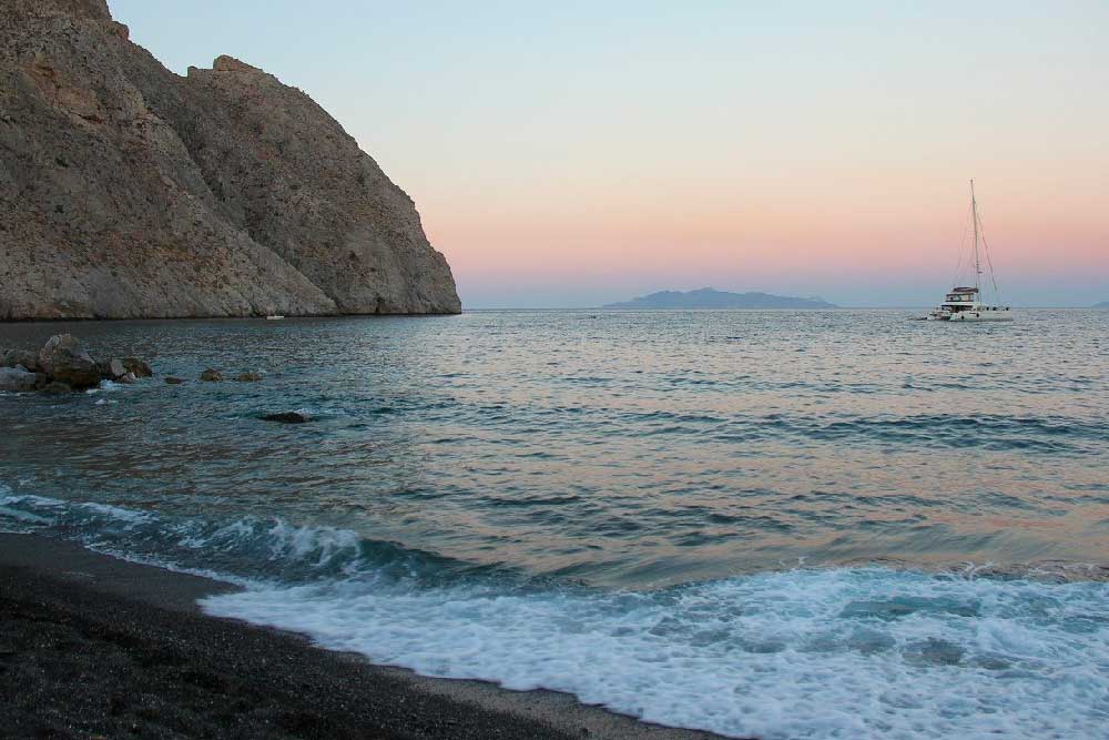 Spiaggia di Perissa Santorini