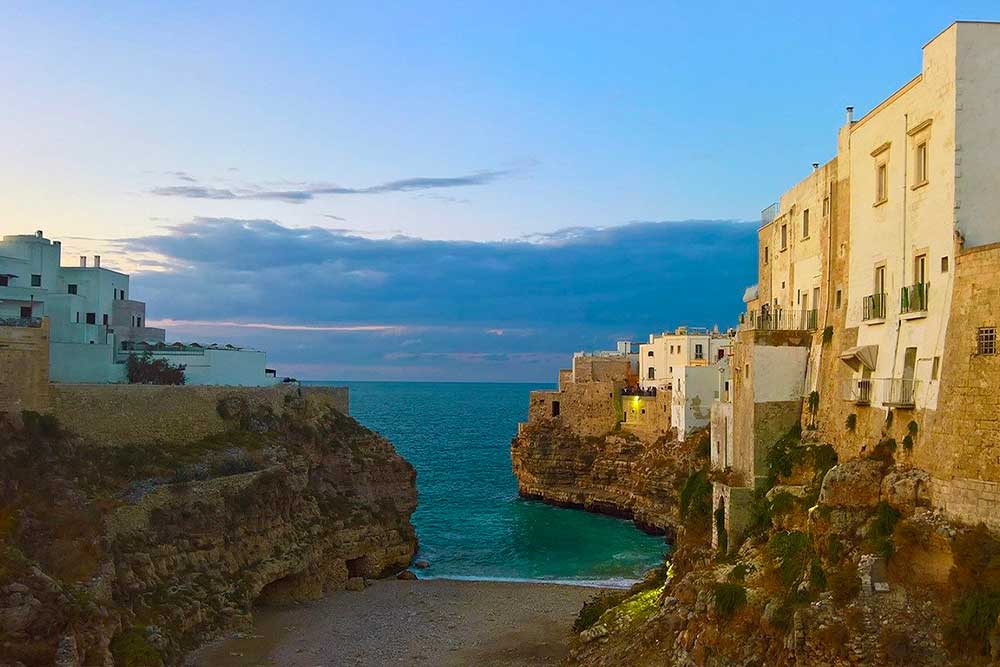 vista da Ponte Borbonico Polignano