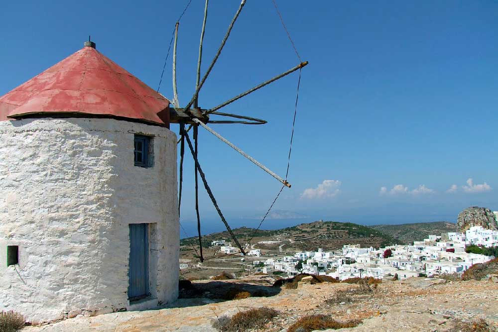 Mulini a vento di Chora Amorgos