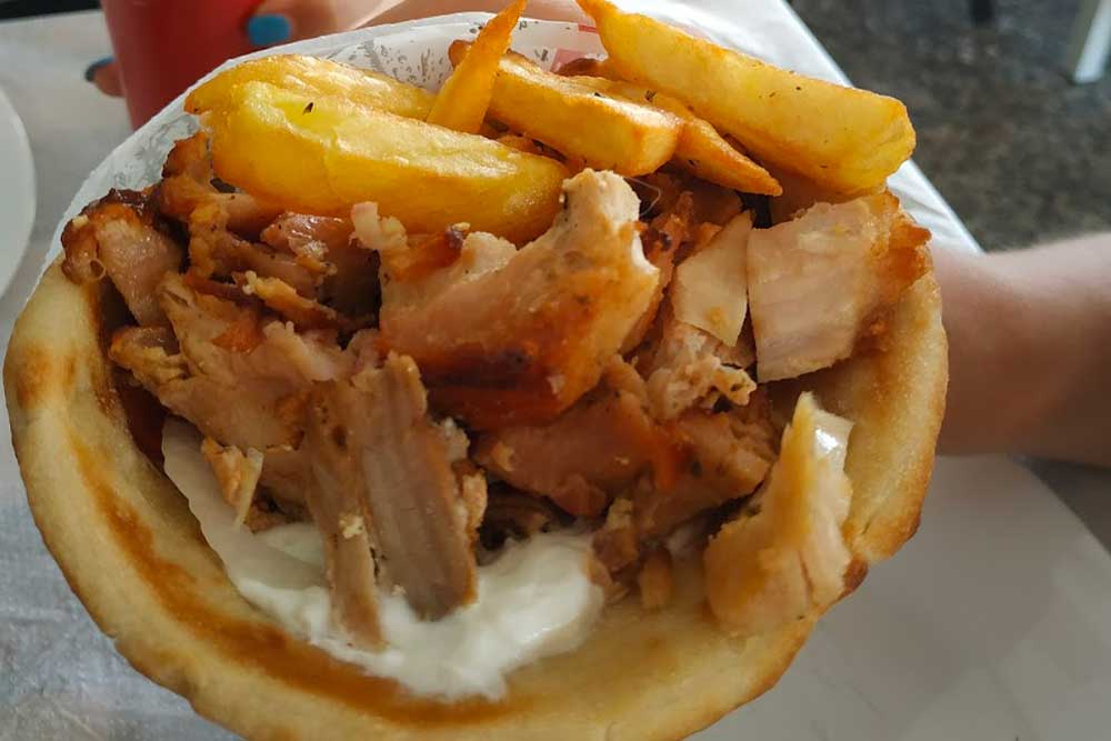 gyros pita Skiathos