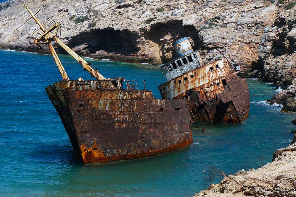 ll naufragio di Olympia Amorgos