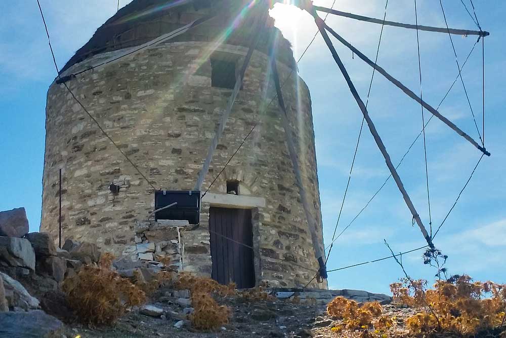 mulini a vento di Vivlos Naxos